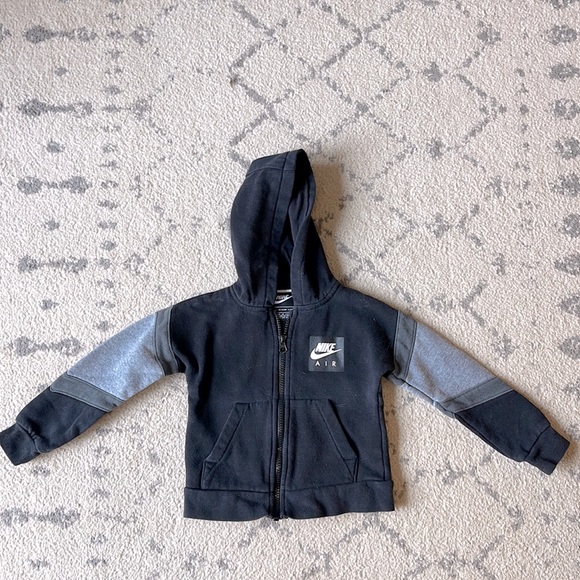 Black/Grey 2T Nike Air Hoodie - Picture 1 of 4